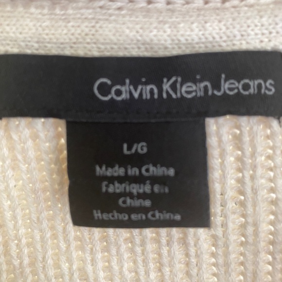 Calvin Klein cardigan with oversized collar - Picture 7 of 7